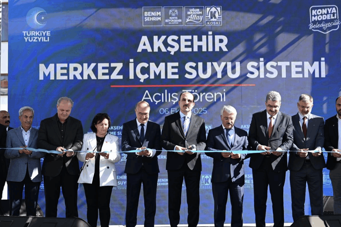 Akşehir’in içme suyu şebekesi yenilendi