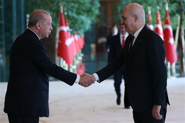 TBMM Başkanı Kurtulmuş, Cumhuriyet Bayramı tebrik kabul törenine katıldı