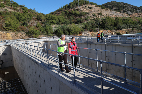 Başkan Vekili Özdemir, Konaklı Arıtma Tesisi’nde inceleme yaptı