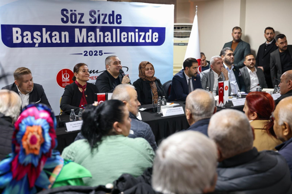 “Söz Sizde, Başkan Mahallenizde, Çözüm Bizde” buluşmaları devam ediyor