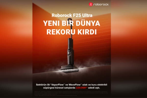 Roborock F25 Ultra 220.000 satışı aşarak segmentinde yeni bir standart belirledi Roborock F25 Ultra 220.000 satışı aşarak segmentinde yeni bir standart belirledi