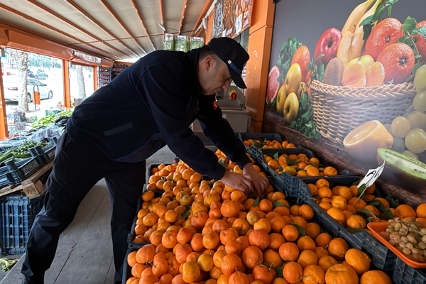 Çorum Belediyesi’nden manavlara yönelik denetim