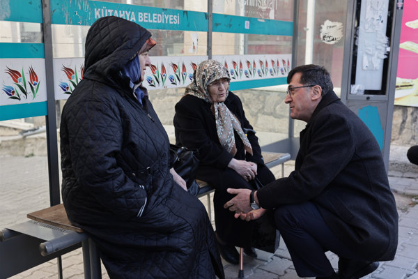 Başkan Kahveci, esnaf ve vatandaşlarla buluştu