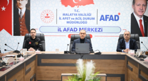 Malatya’da Afet Koordinasyon Toplantısı gerçekleştirildi