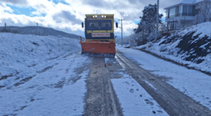 Muğla’da karla mücadele çalışmaları sürüyor Muğla’da karla mücadele çalışmaları sürüyor