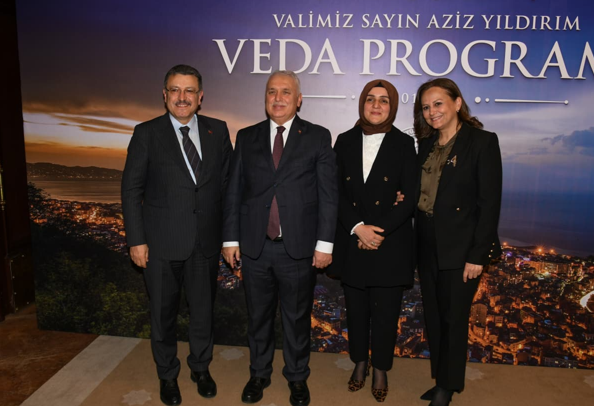 Başkan Genç, Vali Yıldırım’ın veda yemeğine katıldı Başkan Genç, Vali Yıldırım’ın veda yemeğine katıldı