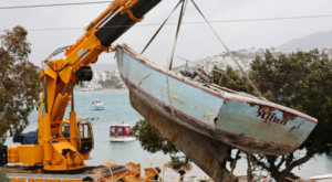 Gümbet dolgu alanında düzenleme çalışması Gümbet dolgu alanında düzenleme çalışması