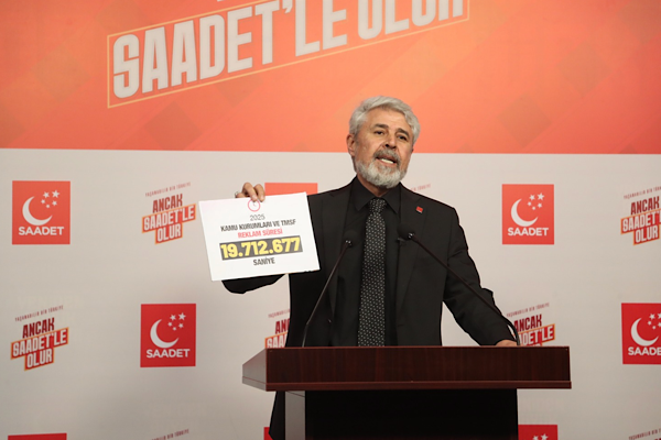 Yılmaz: İktidara yakın medyaya 1 yılda 19,7 milyon saniye reklam verildi