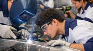 Pendik’te Denizcilik Lisesinde elektrikli ve çevre sostu tekne üretildi