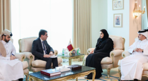 Katar Uluslararası İşbirliğinden Sorumlu Devlet Bakanı, Brezilya Büyükelçisi ile görüştü