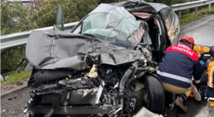 İzmir Çevre Yolunda zincirleme kaza