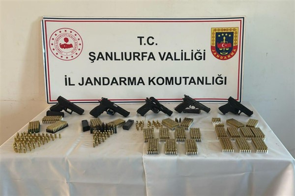 Şanlıurfa’da ruhsatsız silah operasyonu