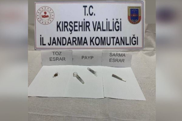 Kırşehir’de uyuşturucu operasyonu
