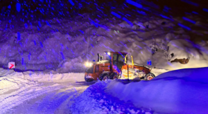 Tunceli’de kar kalınlığı 145 santimetreyi aştı