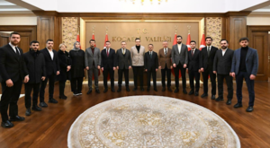 AK Parti Gençlik Kolları Genel Başkanı İbiş’ten Vali Aktaş’a ziyaret