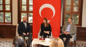 Porsuk Konuk Evi, söyleşiye ev sahipliği yaptı
