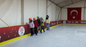 Bakırköy’de puz pisti yarıyıl tatilinde ilgi görüyor