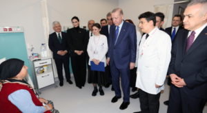 Erdoğan’dan Aydın Şehir Hastanesi’nde tedavi gören hastalara ziyaret