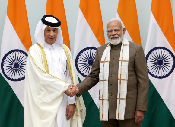 Al Muraikhi, Hindistan Başbakanı Modi ile görüştü Al Muraikhi, Hindistan Başbakanı Modi ile görüştü