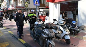 Manisa Şehzadeler’de yaya yollarına yönelik trafik denetimi yapıldı