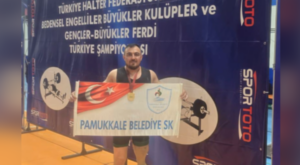 Pamukkaleli sporcudan şampiyonluk