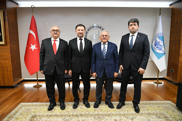 TUSAŞ heyeti, Başkan Büyükkılıç’ı ziyaret etti