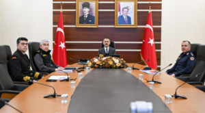 Kocaeli Valisi Aktaş, VKS toplantısına katıldı