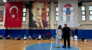 Maltepe Belediyesi karate kursu tamamlandı