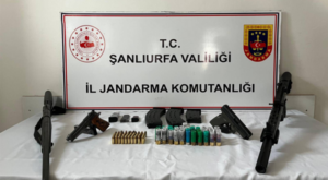 Şanlıurfa’da 3 adet ruhsatsız tabanca ele geçirildi