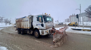 Gaziantep’te karla mücadele çalışmaları