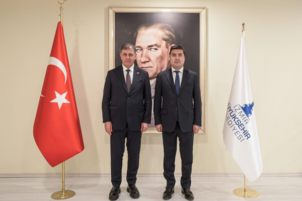 Başkan Tugay, Kırgız Başkonsolos Toktobekoviç ile görüştü Başkan Tugay, Kırgız Başkonsolos Toktobekoviç ile görüştü