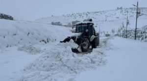 Düzeltme- Haliliye’de kar mesaisi sürüyor