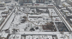 Sahabiye kentsel dönüşüm projesinde inşaat çalışmaları sürüyor