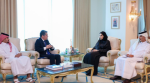 Al Misnad, Yunanistan’ın Katar Büyükelçisi Kapodistrias ile görüştü