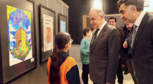 Vali Erol, afiş tasarım yarışmasının ödül törenine katıldı