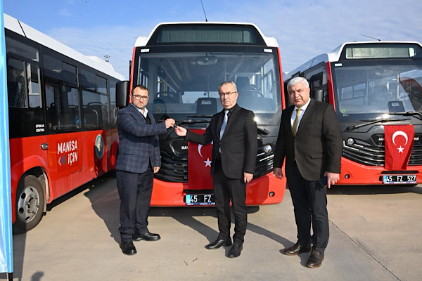Manisa’da toplu ulaşım filosuna 12 yeni araç eklendi Manisa’da toplu ulaşım filosuna 12 yeni araç eklendi