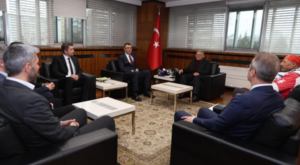 Başkan Büyükkılıç, Türkiye Dağcılık Federasyonu heyetini ağırladı