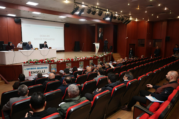 Çayırova’da yeni yılın ilk Meclis Toplantısı yapıldı