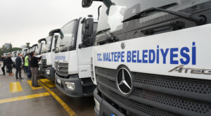 Maltepe Belediyesi’nin temizlik filosu 40 yeni araçla yenilendi