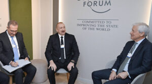 Aliyev, JPMorgan Yönetim Kurulu Başkanı Dimon ile görüştü