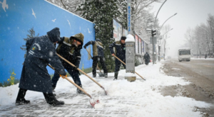 Malatya Büyükşehir Belediyesi’nden karla mücadele çalışmaları