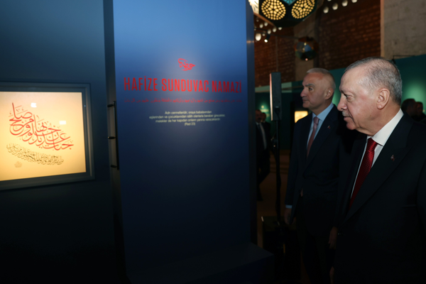 Erdoğan, Hane İslam Eserleri Sergisi Açılış Programı’na katıldı