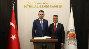 Başkan Doğan, Bakan Kurum’u makamında ağırladı