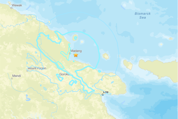 Papua Yeni Gine’de deprem Papua Yeni Gine’de deprem