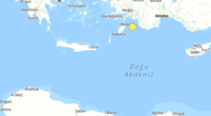 Akdeniz’de deprem Akdeniz’de deprem