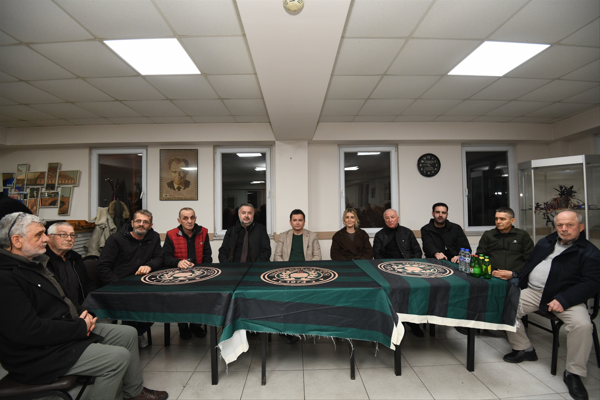 Başkan Aydın’dan Namık Kemal Spor Kulübü’ne ziyaret