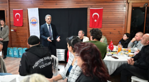 Başkan Deviren, gazetecilerle bir araya geldi Başkan Deviren, gazetecilerle bir araya geldi