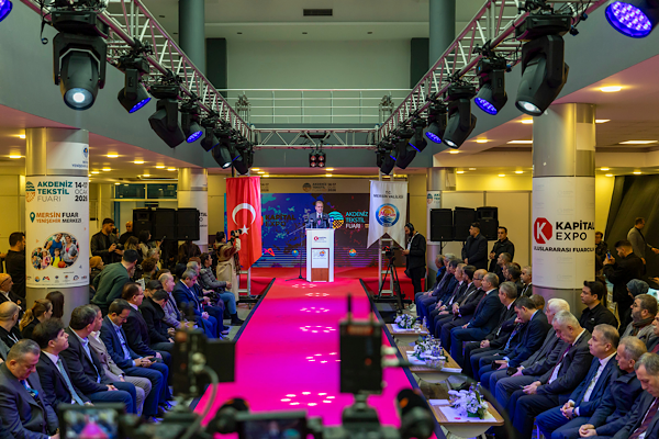 Mersin’de Akdeniz Uluslararası Tekstil Fuarı açıldı Mersin’de Akdeniz Uluslararası Tekstil Fuarı açıldı