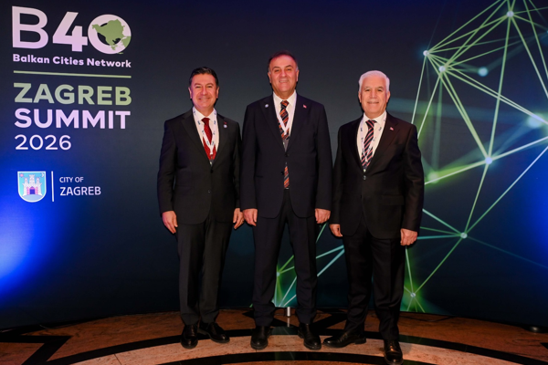 Başkan Aras, B40 Balkan Şehirleri Ağı Zirvesi’ne katıldı Başkan Aras, B40 Balkan Şehirleri Ağı Zirvesi’ne katıldı