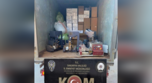 Sakarya’da 200 kilo kaçak tütün ele geçirildi
